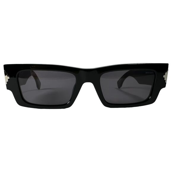 Marcelo Burlon County of Milan Black Plastic Frame Sunglasses - Picture 1 of 5